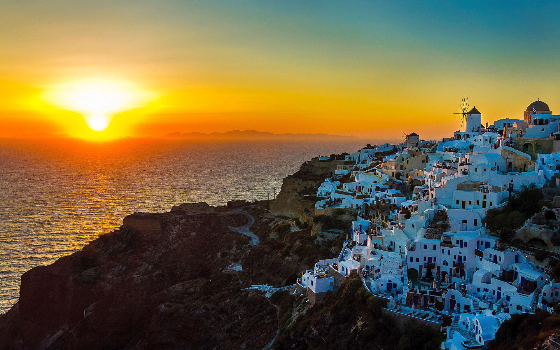 oia sunset