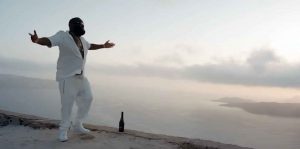 Rick Ross rapping Santorini Greece