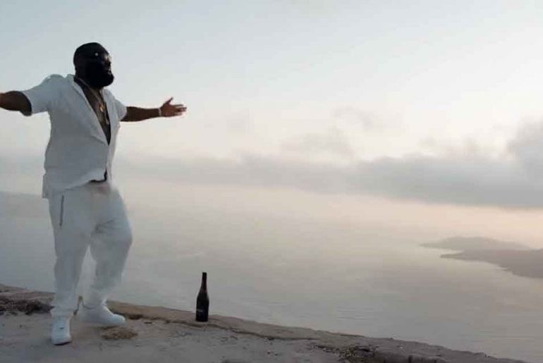 Rick Ross rapping Santorini Greece