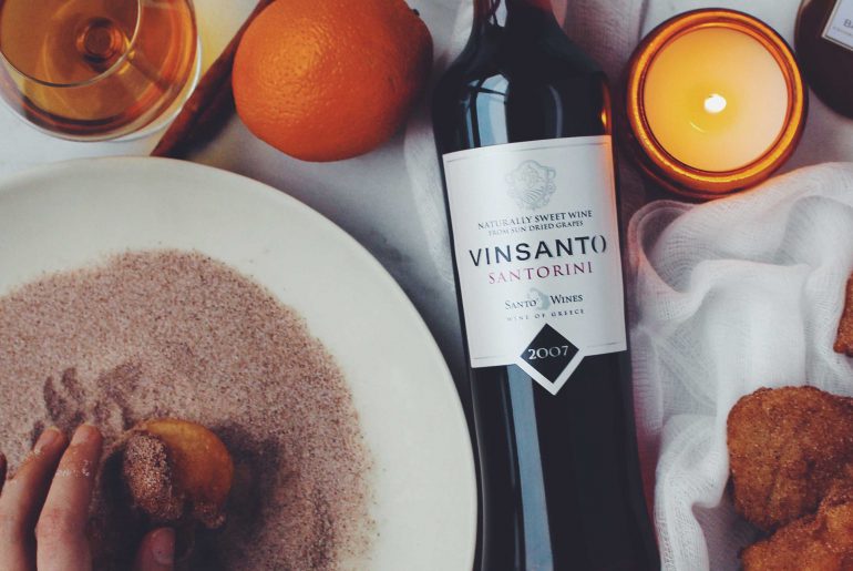 Vinsanto: famous Santorini wine.