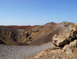 Nea Kameni volcano.